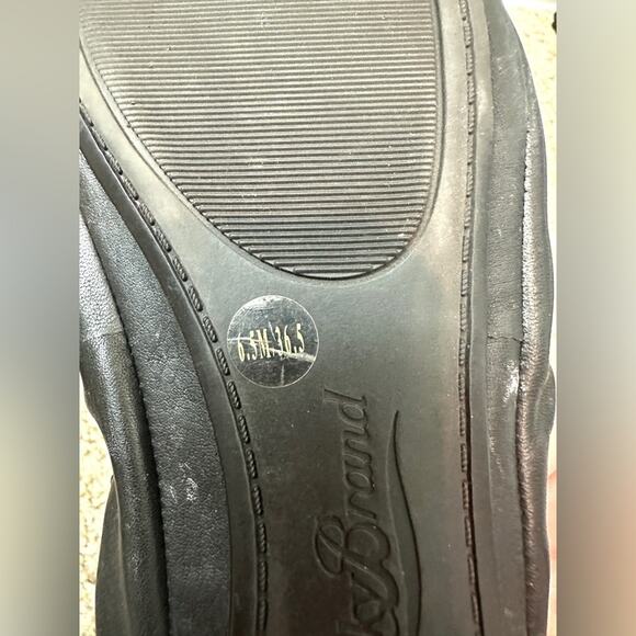 LUCKY BRAND | Black Leather Emmie Ballet Flats Women’s | Size 6.5 - Picture 6 of 7